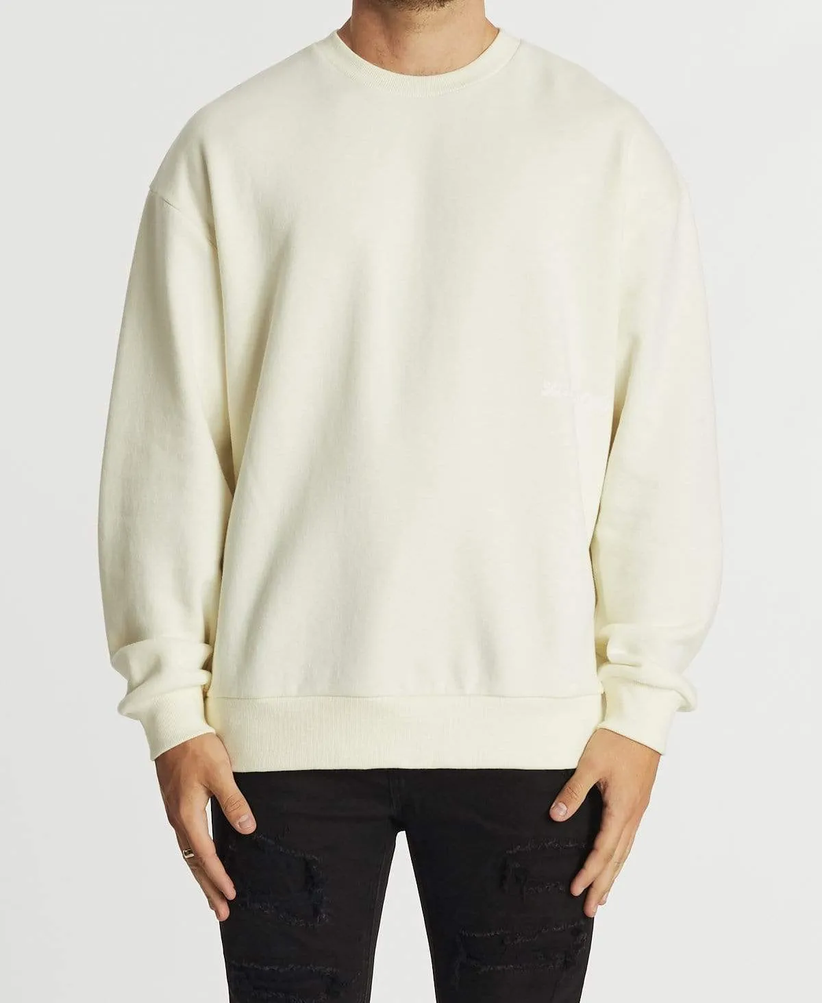 Mono Relaxed Jumper Off White sold by Neverland product image thumbnail 2