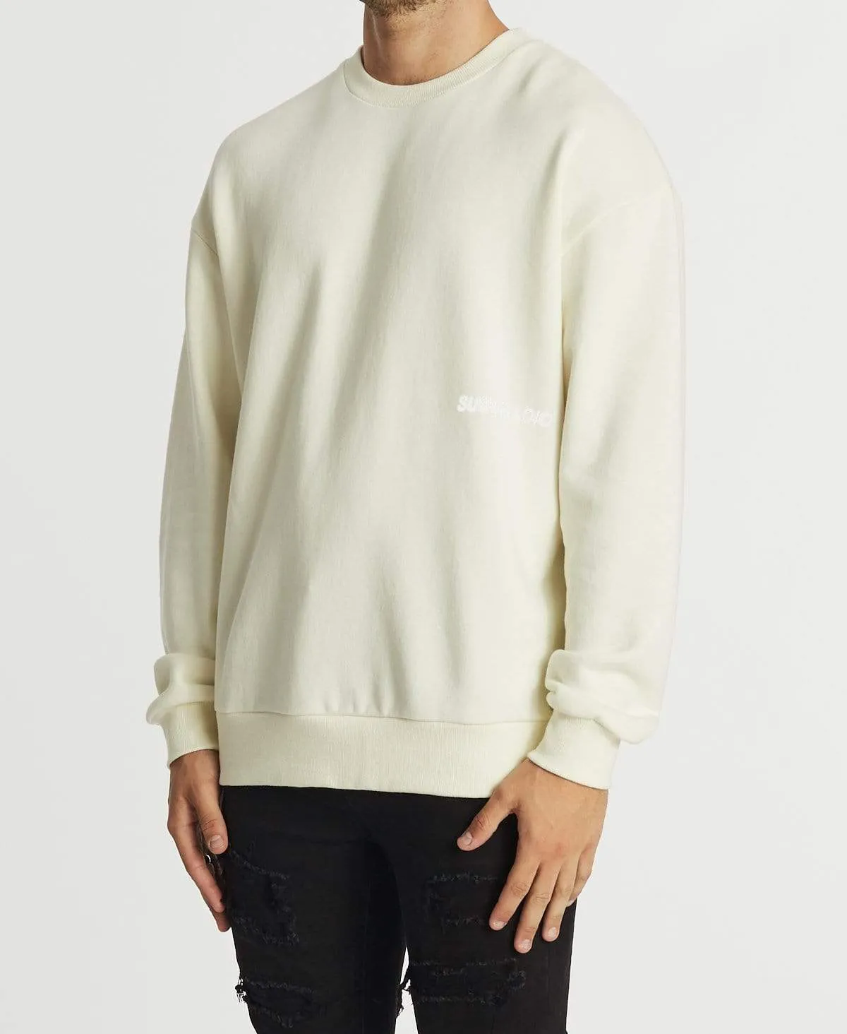 Mono Relaxed Jumper Off White sold by Neverland product image thumbnail 3