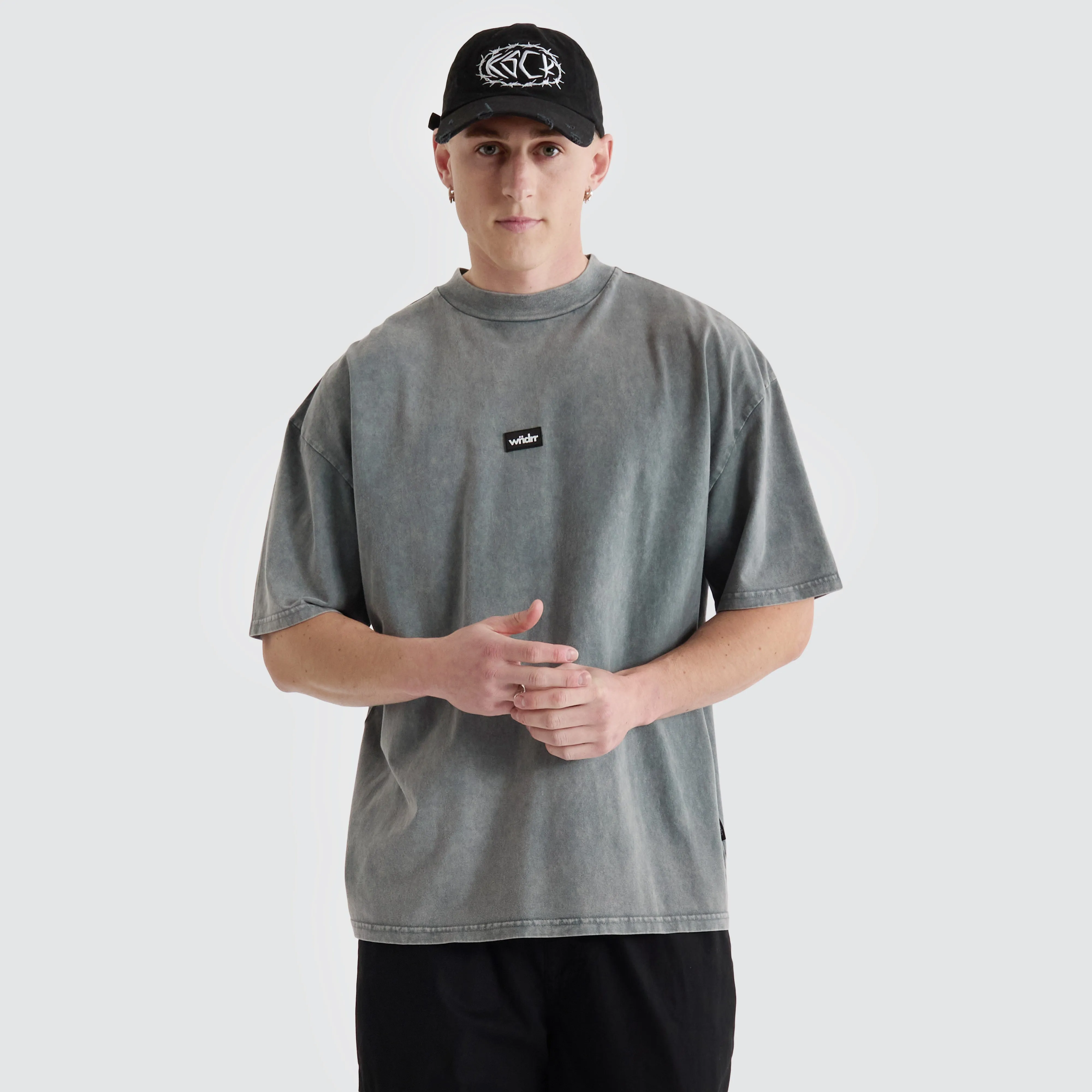 Soho Club Tee Washed Grey sold by Neverland