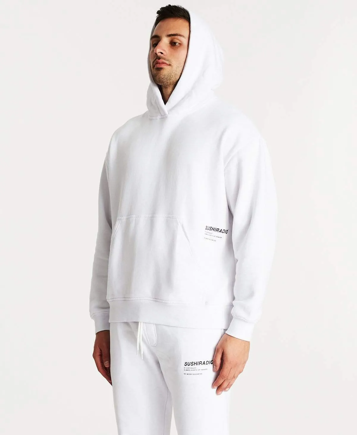 Freedom Relaxed Hoodie White sold by Neverland product image thumbnail 5