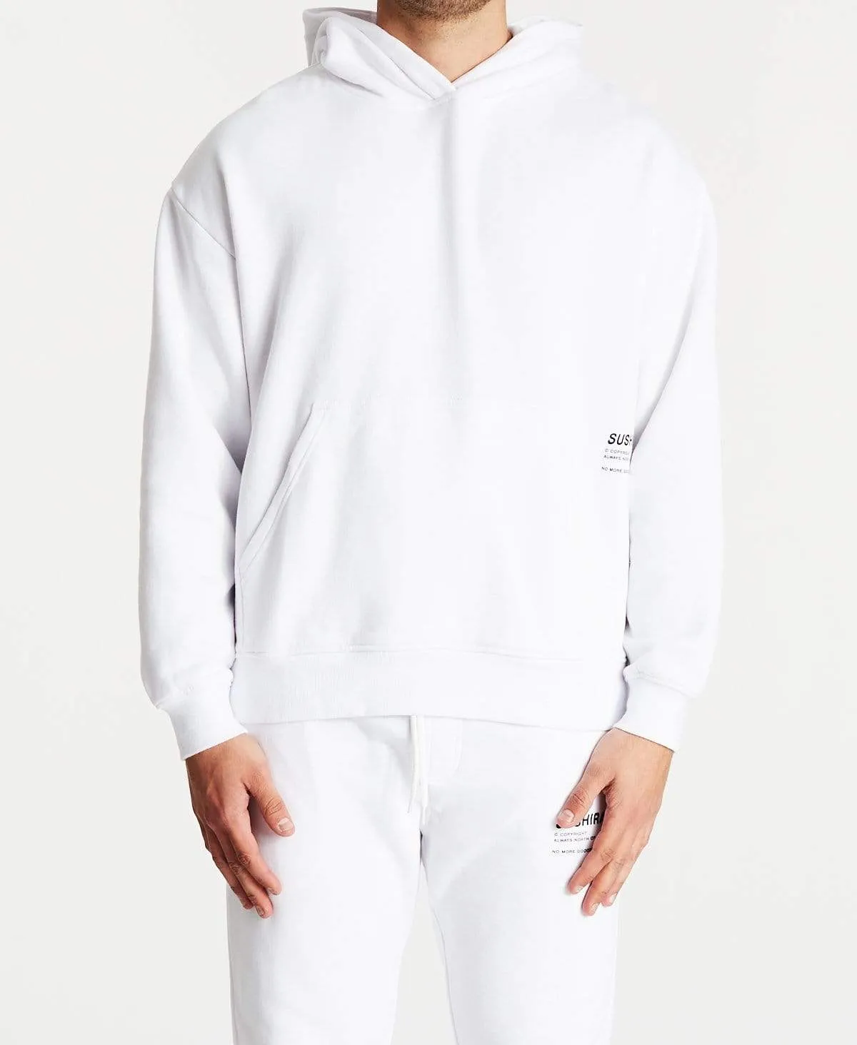 Freedom Relaxed Hoodie White sold by Neverland