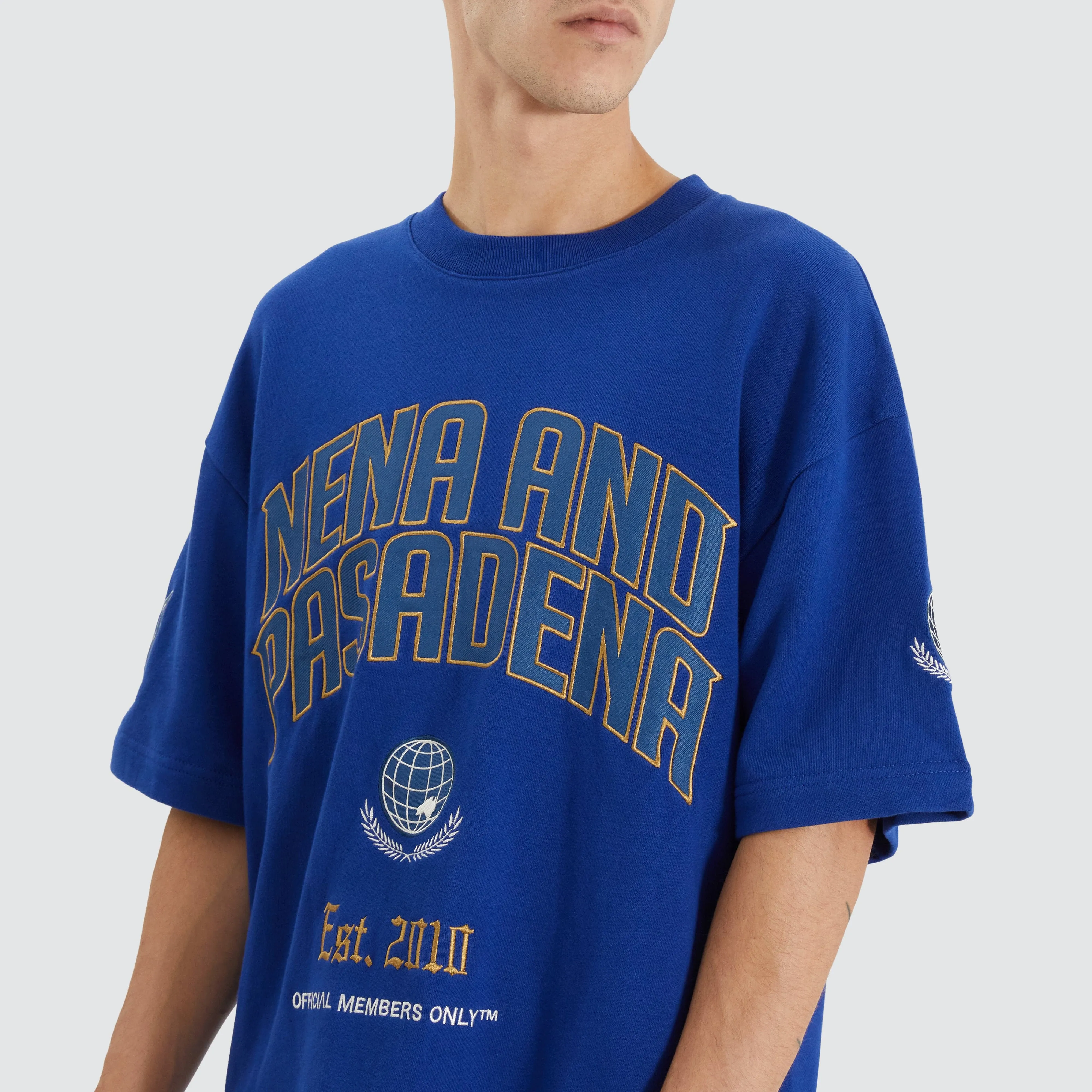 Members Heavy Loopback Street Tee Cobalt Blue sold by Neverland product image thumbnail 4