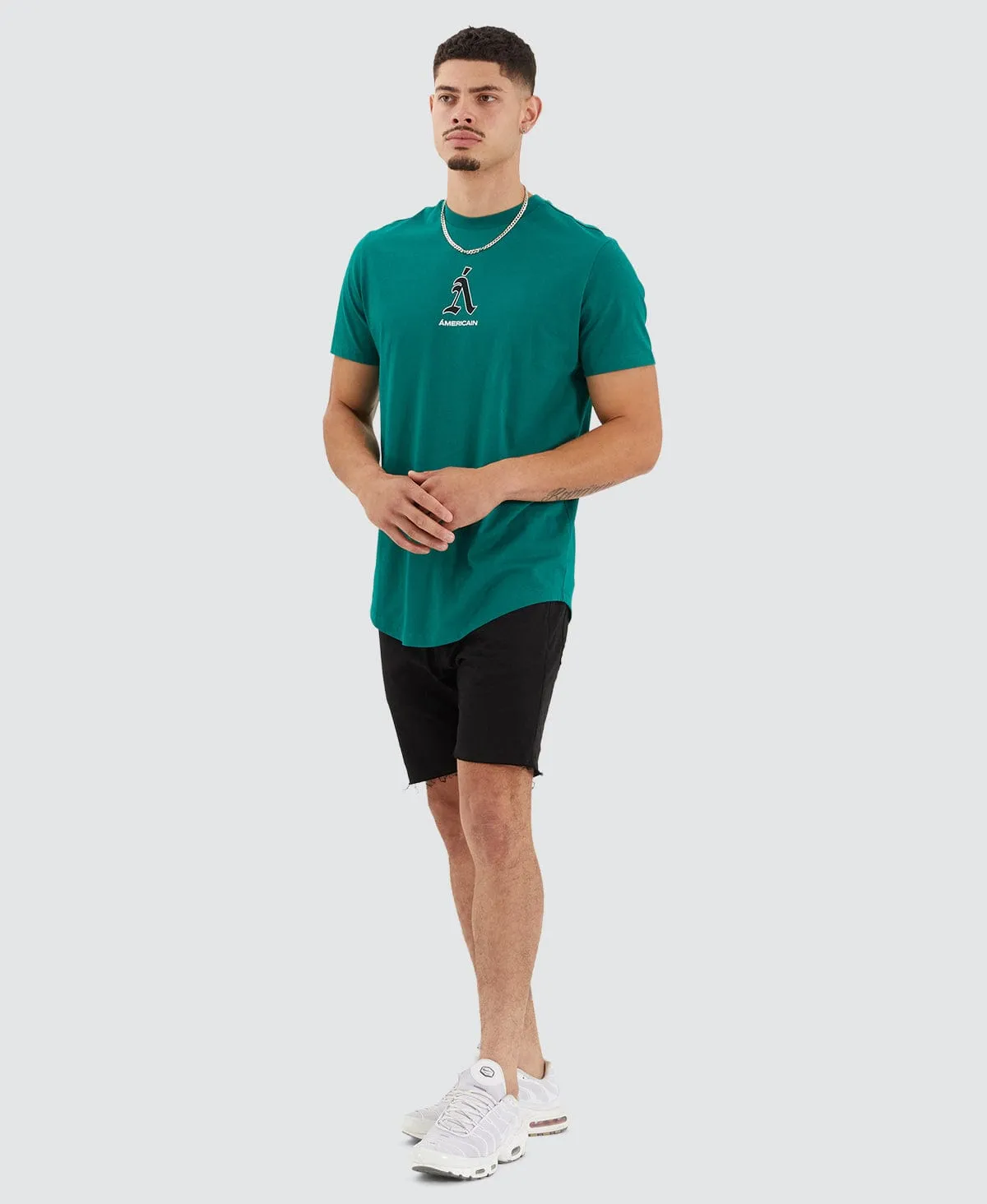 Centeno Dual Curved Tee Alpine Green sold by Neverland product image thumbnail 4