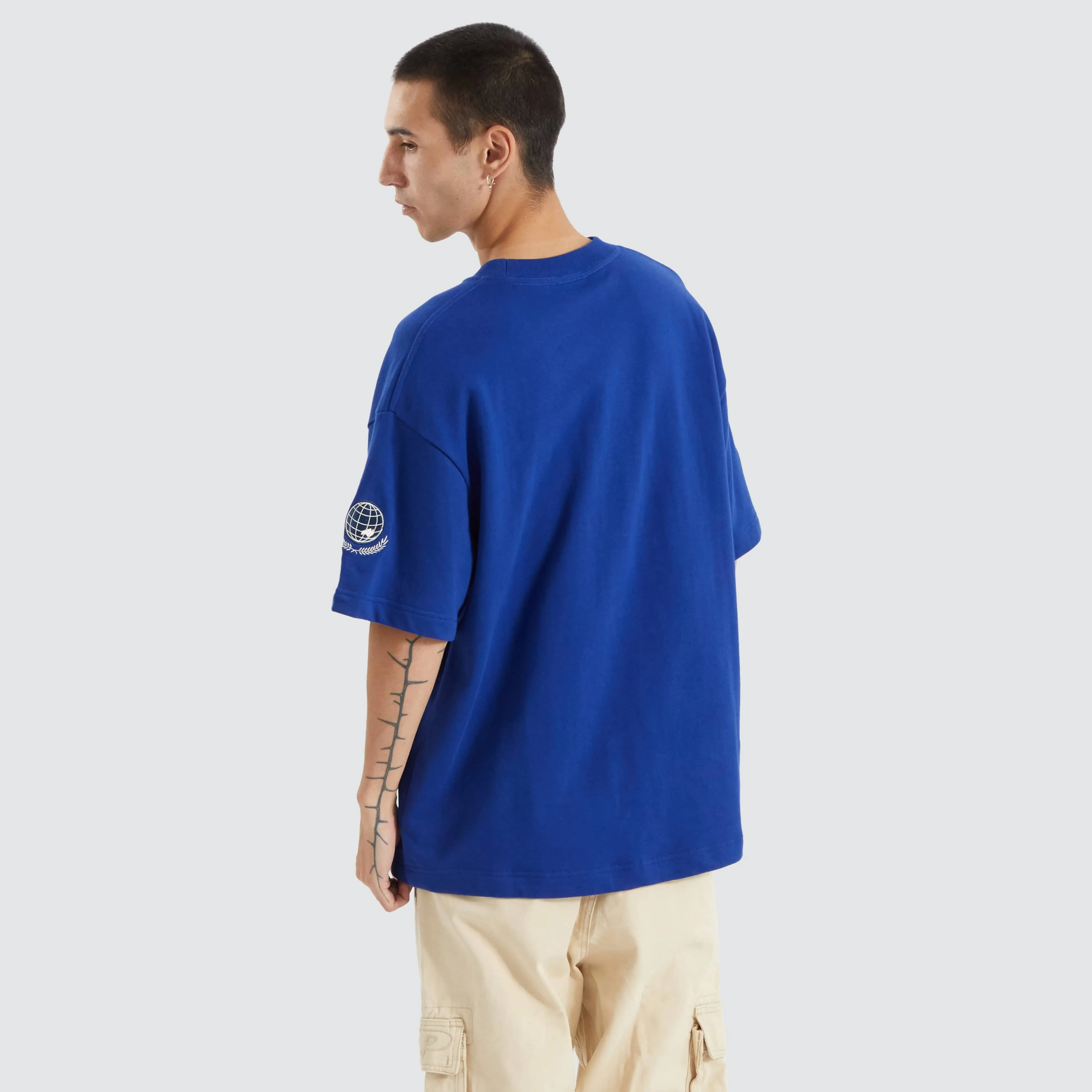 Members Heavy Loopback Street Tee Cobalt Blue sold by Neverland product image thumbnail 2