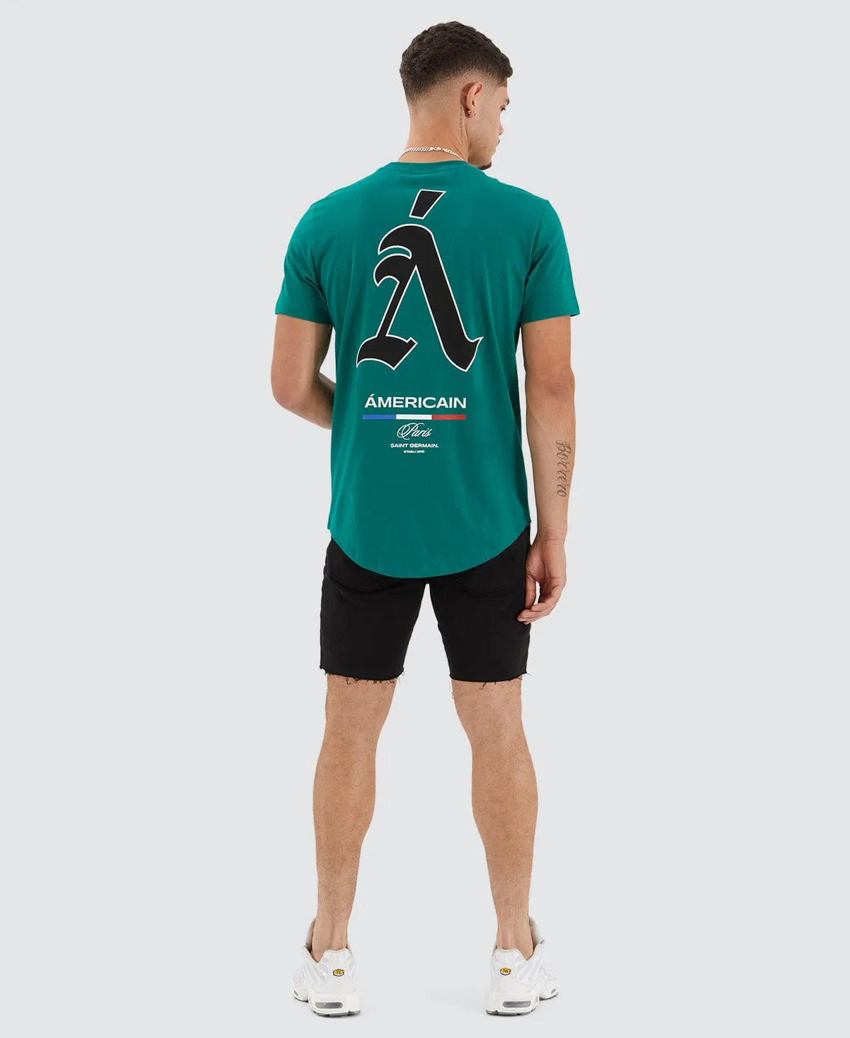 Centeno Dual Curved Tee Alpine Green sold by Neverland product image thumbnail 5