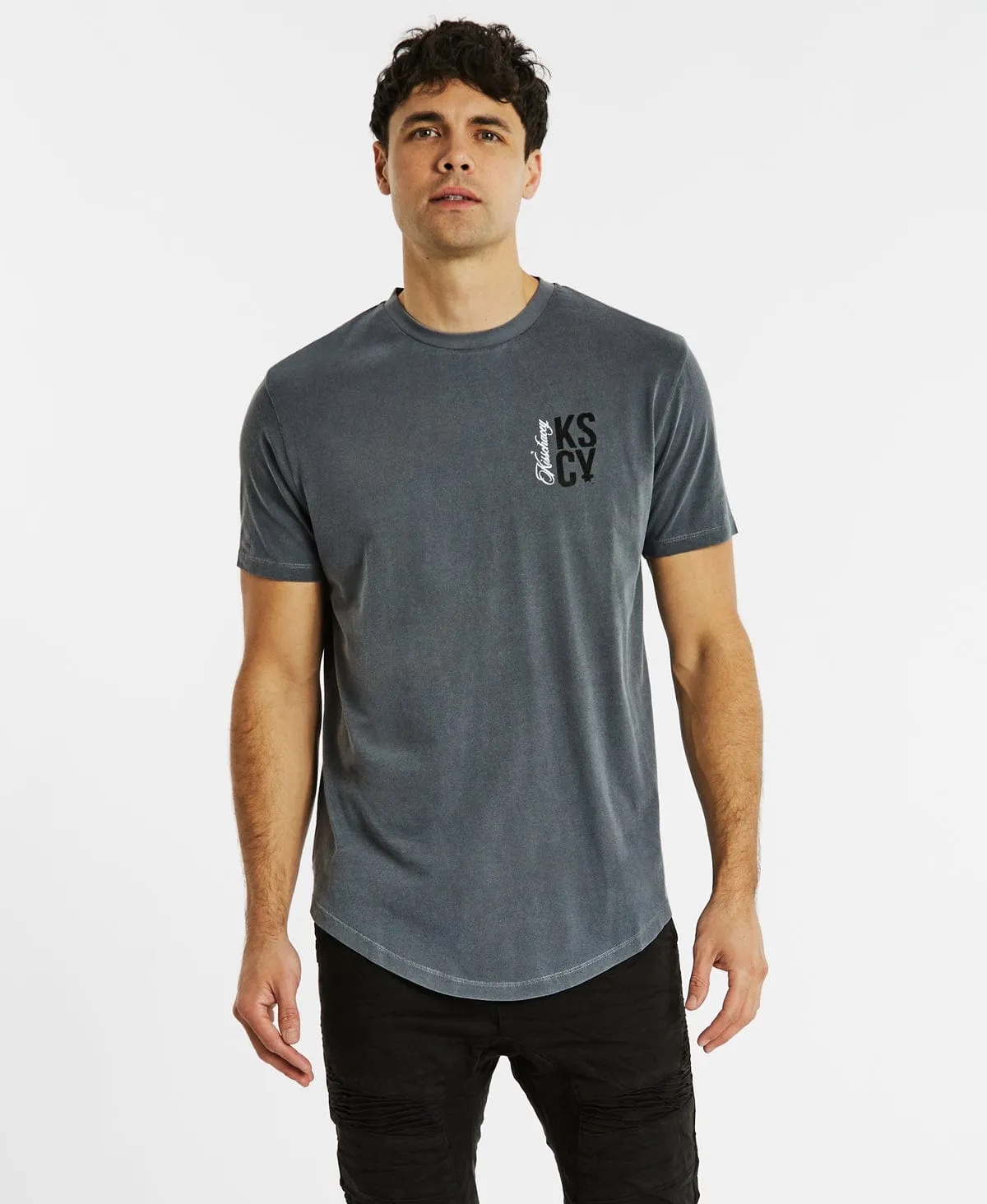 California Dual Curved T-Shrt Pigment Castlerock Grey sold by Neverland product image thumbnail 4