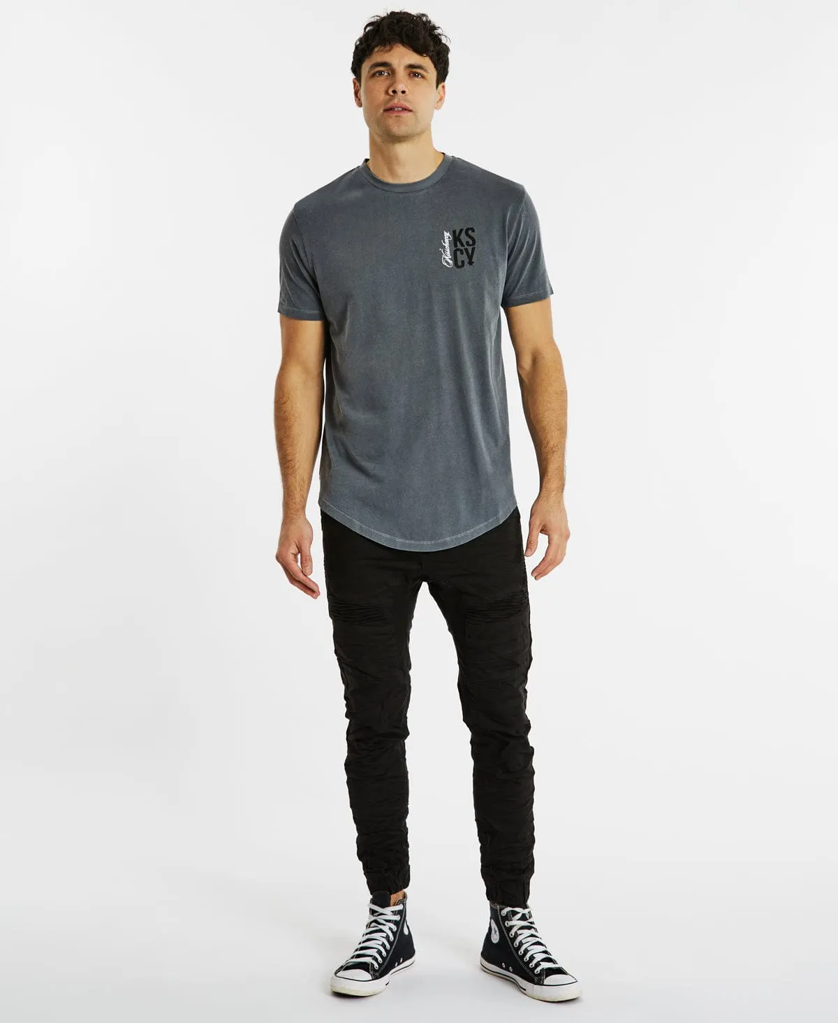 California Dual Curved T-Shrt Pigment Castlerock Grey sold by Neverland product image thumbnail 3