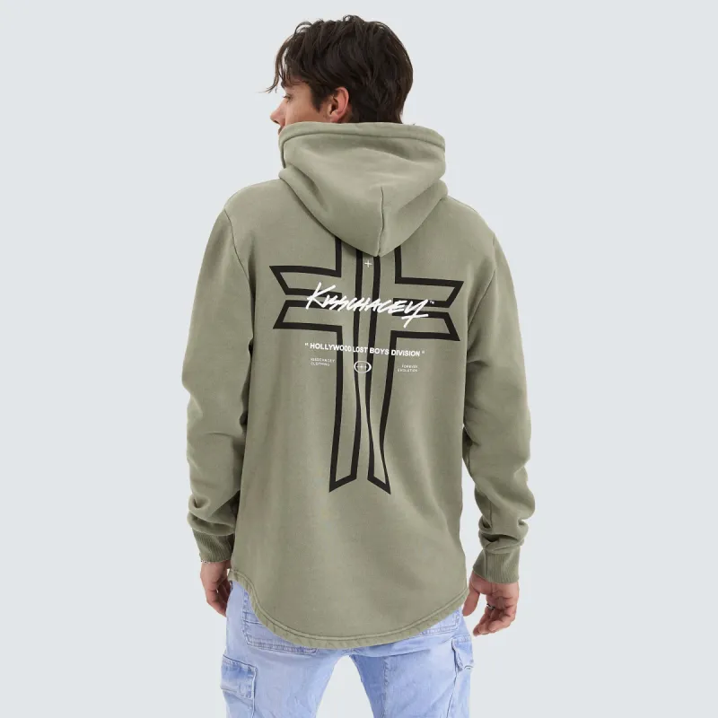 Shadow Dual Curved Hoodie Pigment Shadow sold by Neverland