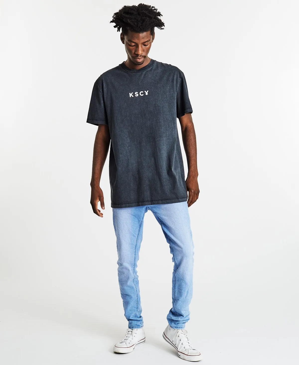 Motion Relaxed T-Shirt Pigment Black sold by Neverland product image thumbnail 3