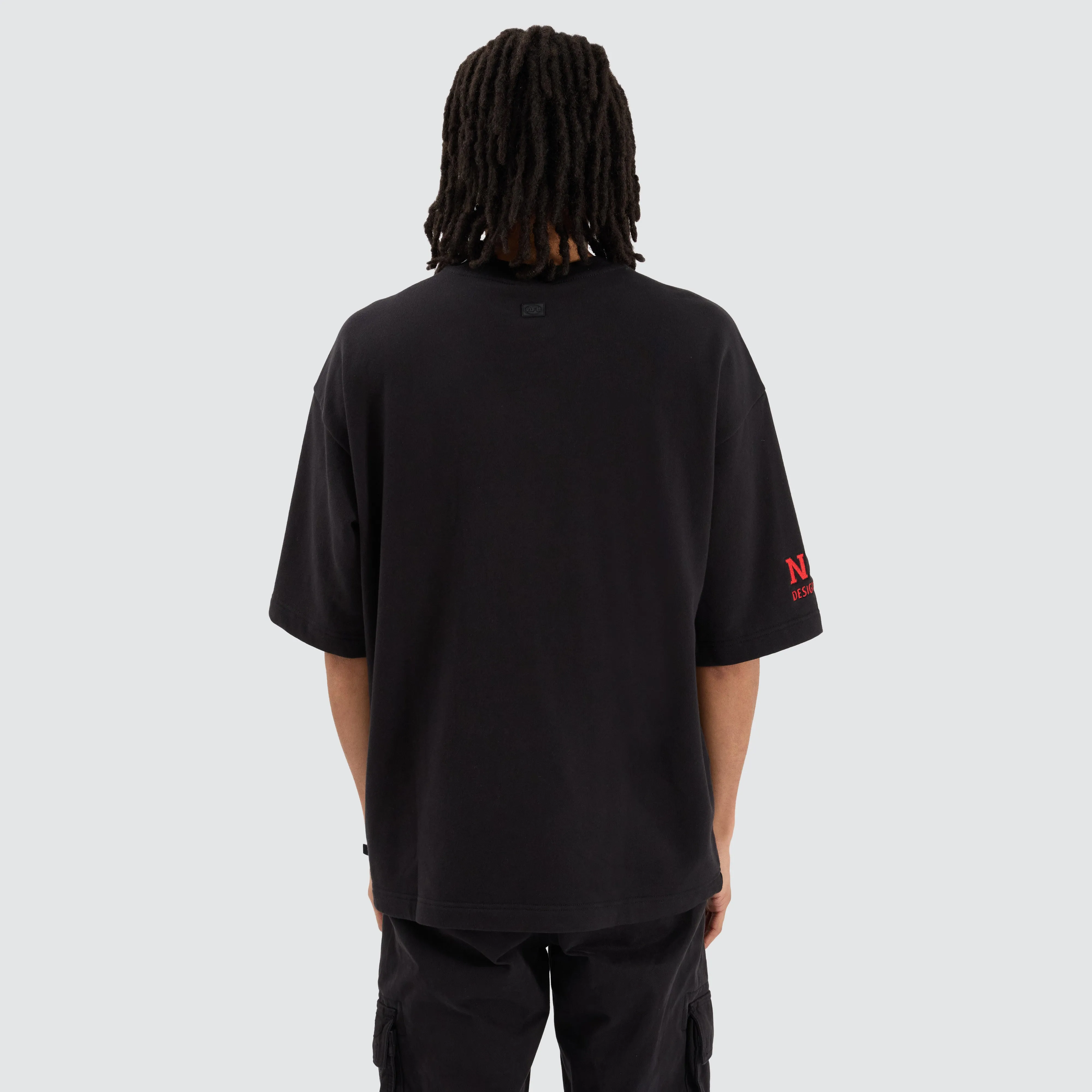 Essendon Bombers AFL Mega Loopback Tee Jet Black sold by Neverland product image thumbnail 5