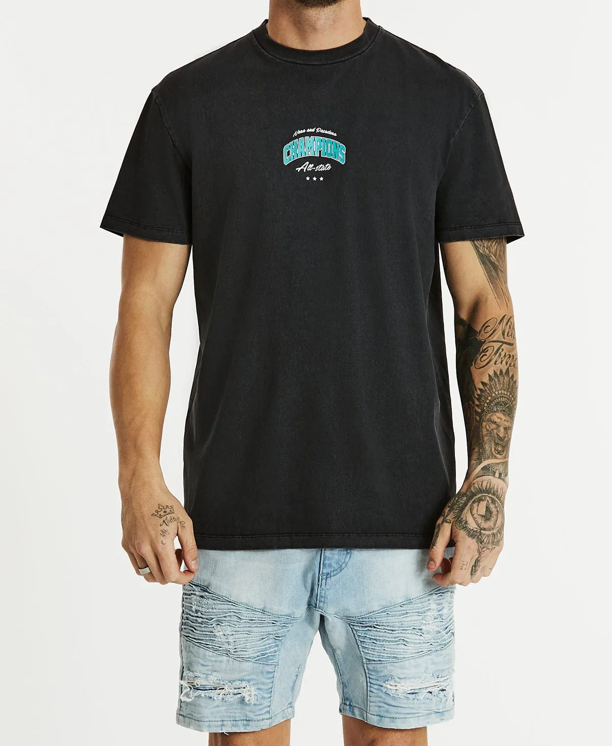 Ambassador Relaxed T-Shirt Pigment Black sold by Neverland product image thumbnail 4