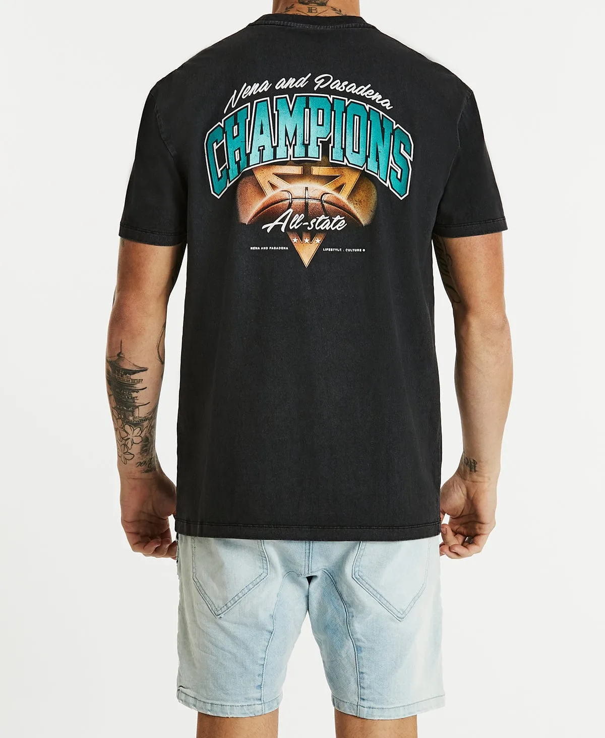 Ambassador Relaxed T-Shirt Pigment Black sold by Neverland product image thumbnail 3