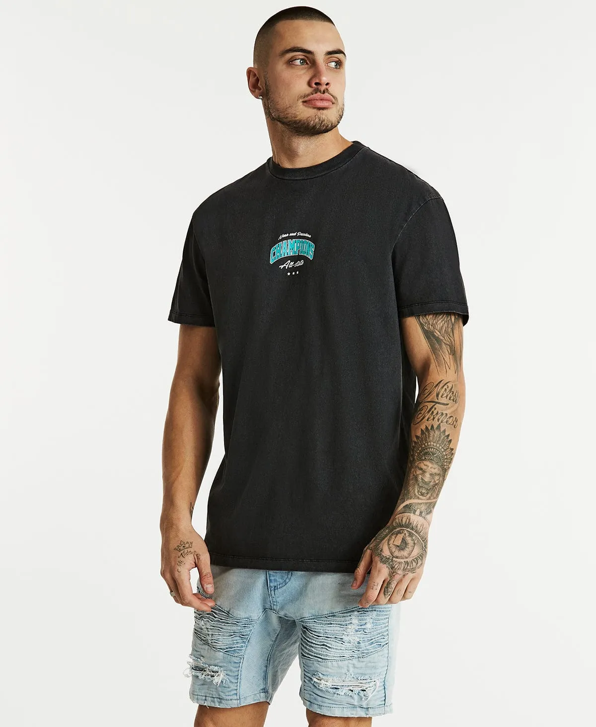 Ambassador Relaxed T-Shirt Pigment Black sold by Neverland product image thumbnail 2