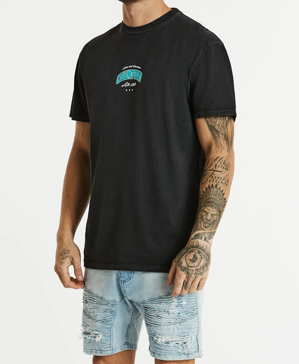 Ambassador Relaxed T-Shirt Pigment Black sold by Neverland product image thumbnail 5