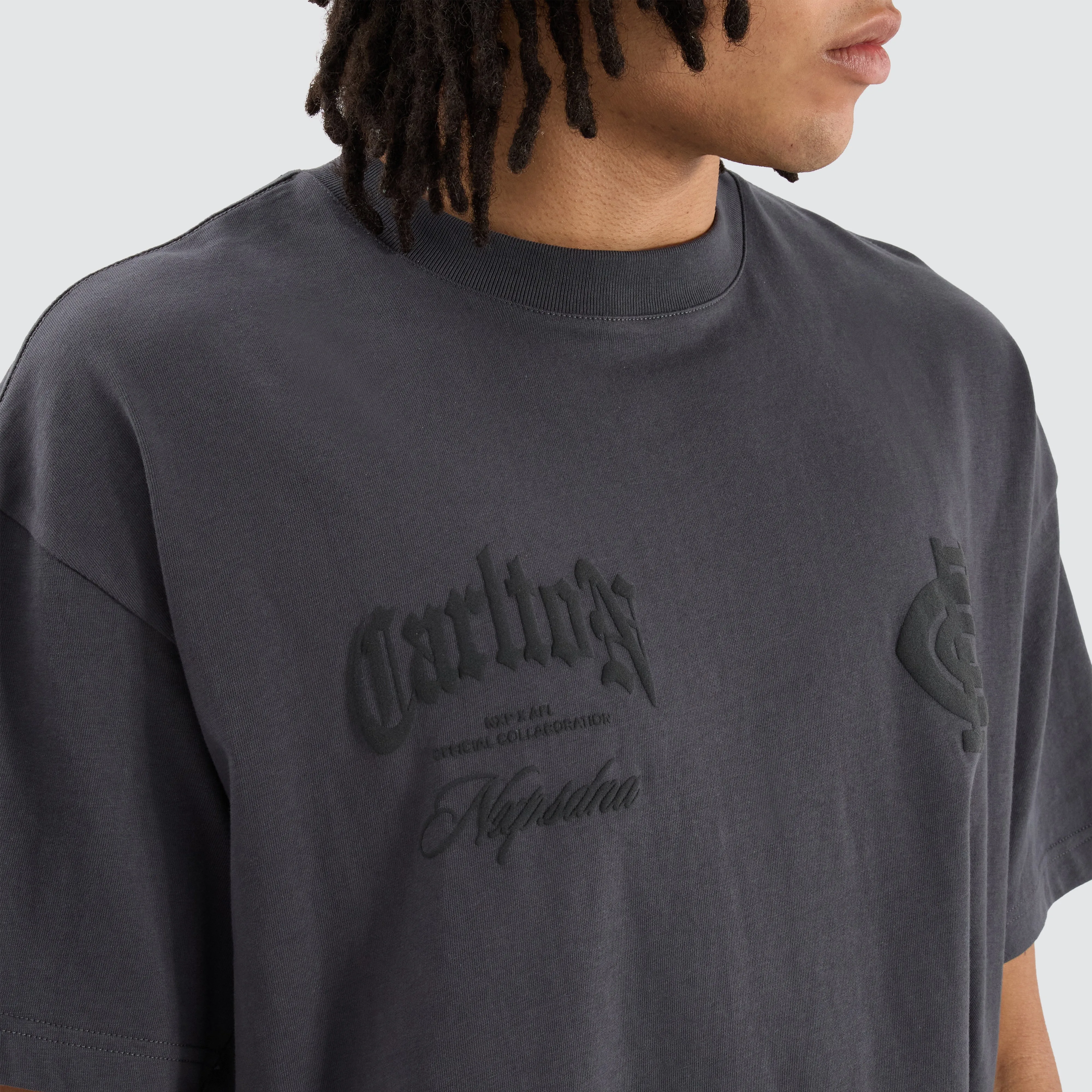 Carlton Blues AFL Heavy Raptor Tee Asphalt sold by Neverland product image thumbnail 4