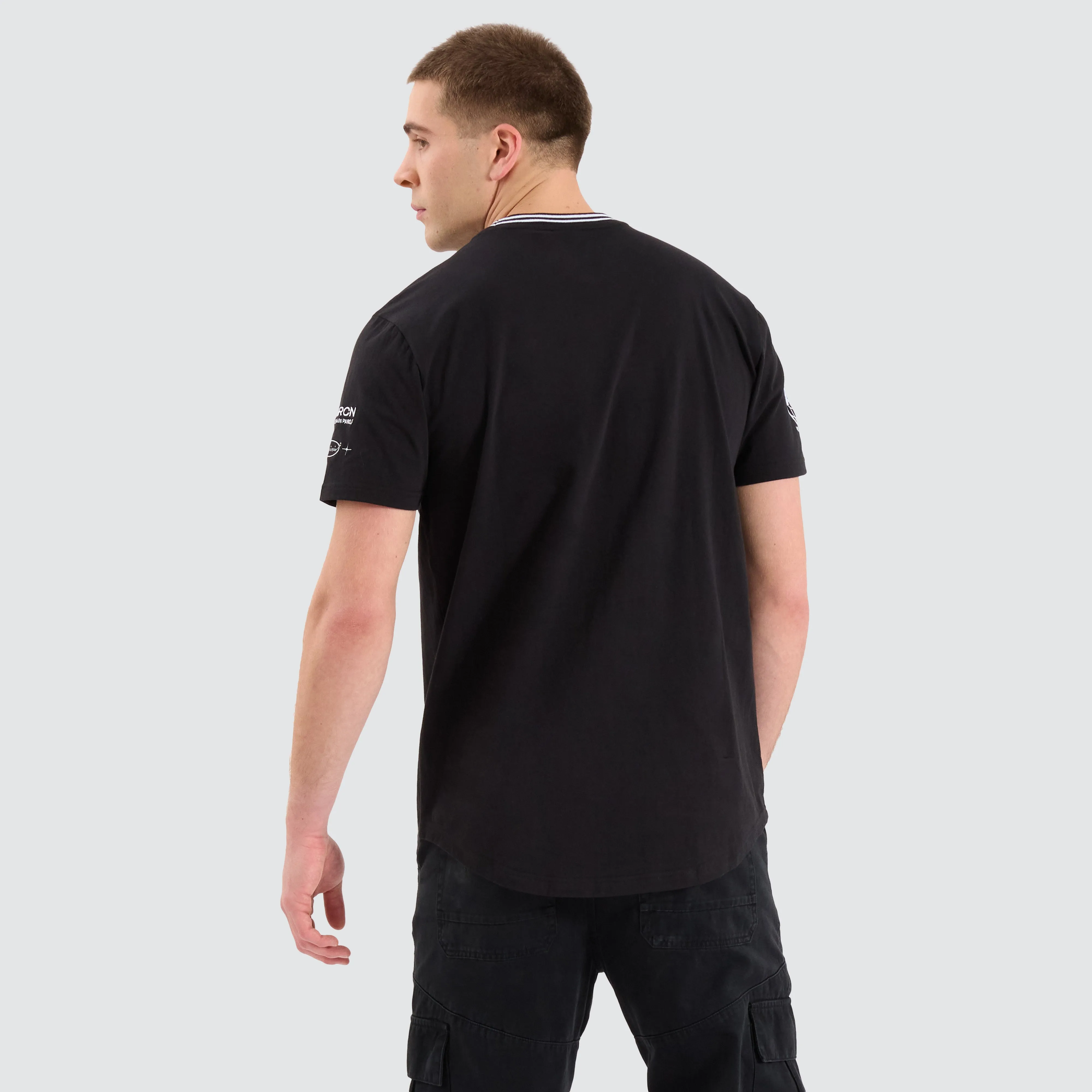 Samwise Dual Curved Tee Jet Black sold by Neverland product image thumbnail 4