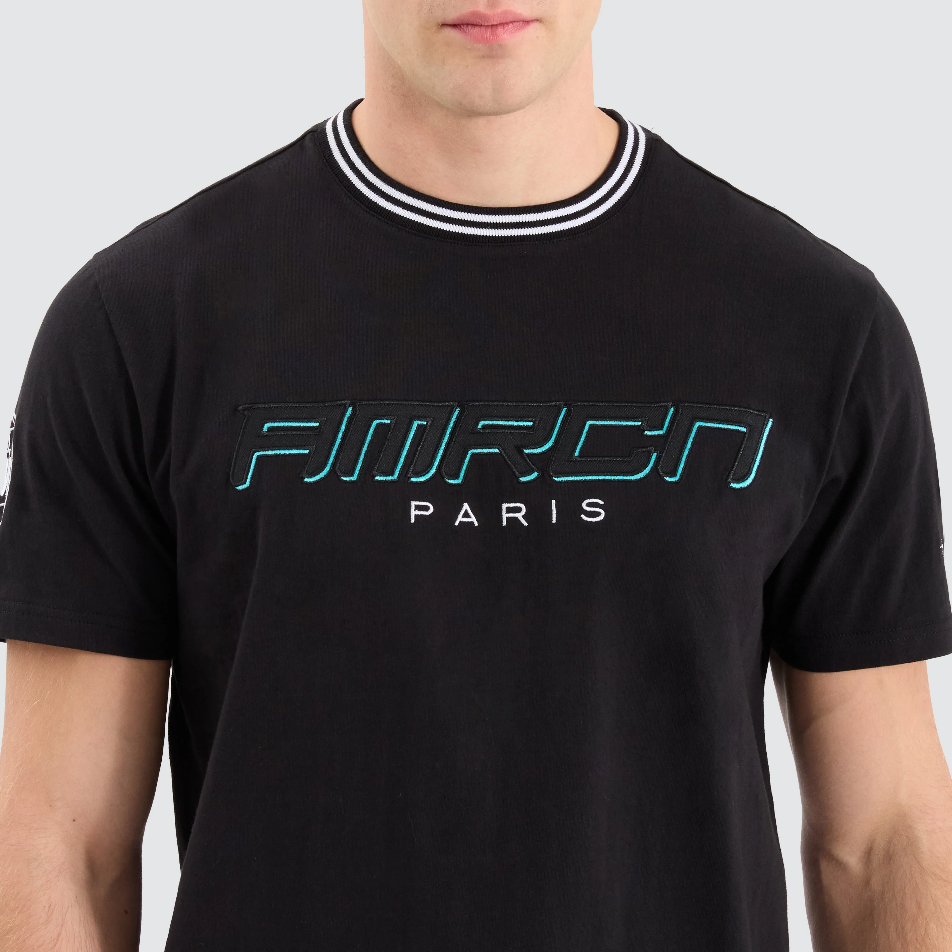 Samwise Dual Curved Tee Jet Black sold by Neverland product image thumbnail 2