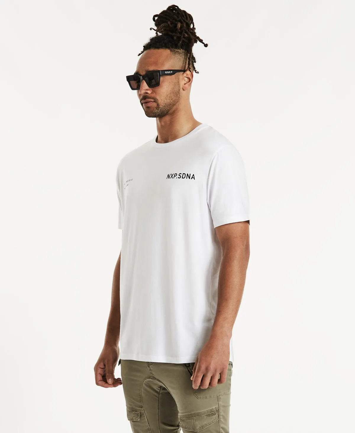 Doin' Fine Cape Back T-Shirt White sold by Neverland product image thumbnail 4