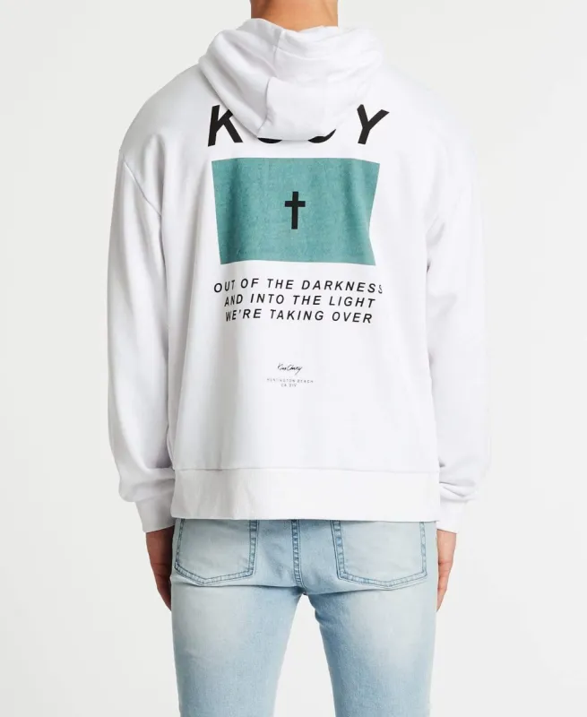 Sighted Relaxed Fit Hoodie White sold by Neverland