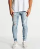 Spartan Denim Jogger Pants Worn'N'Torn sold by Neverland
