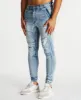 Spartan Denim Jogger Pants Worn'N'Torn sold by Neverland