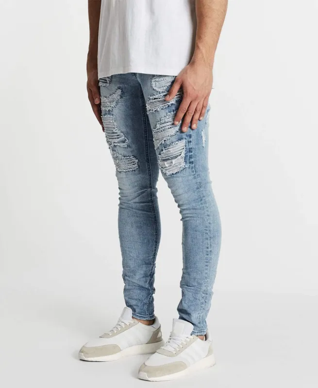 Shredder Skinny Jean Washington Blue made by Neverland