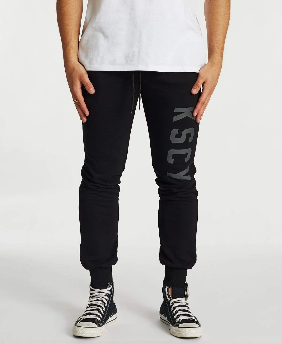 Solano Trackpant Jet Black sold by Neverland product image thumbnail 5