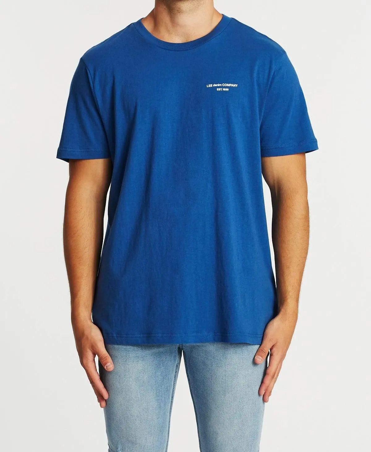 Lee Word Art T-Shirt Blue sold by Neverland