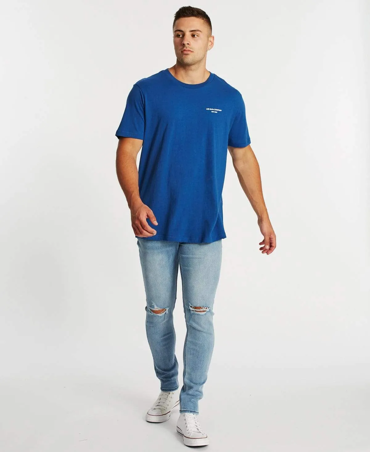 Lee Word Art T-Shirt Blue sold by Neverland product image thumbnail 4