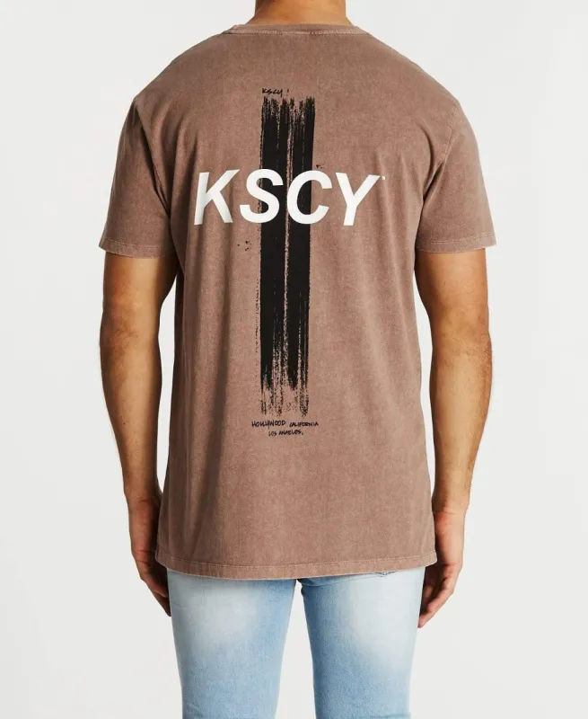 Tactical Relaxed T-Shirt Mineral Shadow Mauve sold by Neverland