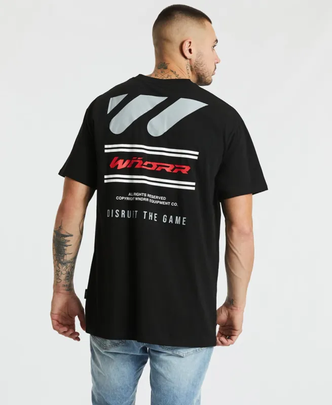 Drop Centre Custom Fit T-Shirt Black sold by Neverland