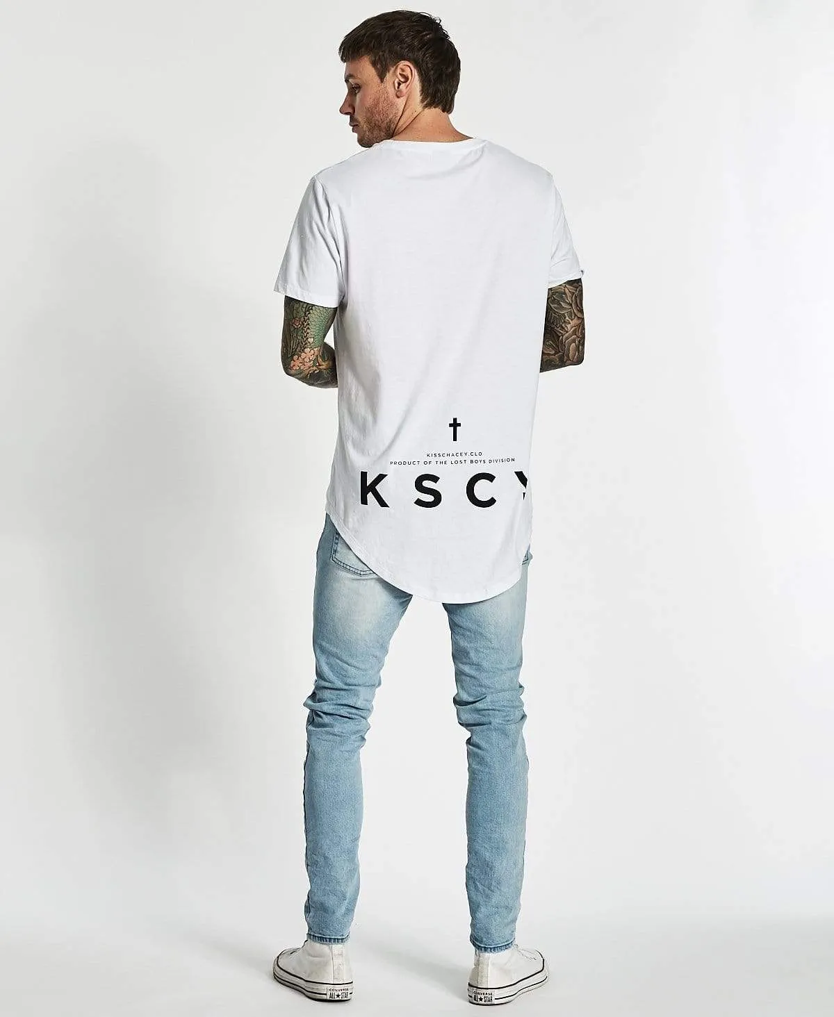 Vice Baseball T-Shirt White sold by Neverland product image thumbnail 5