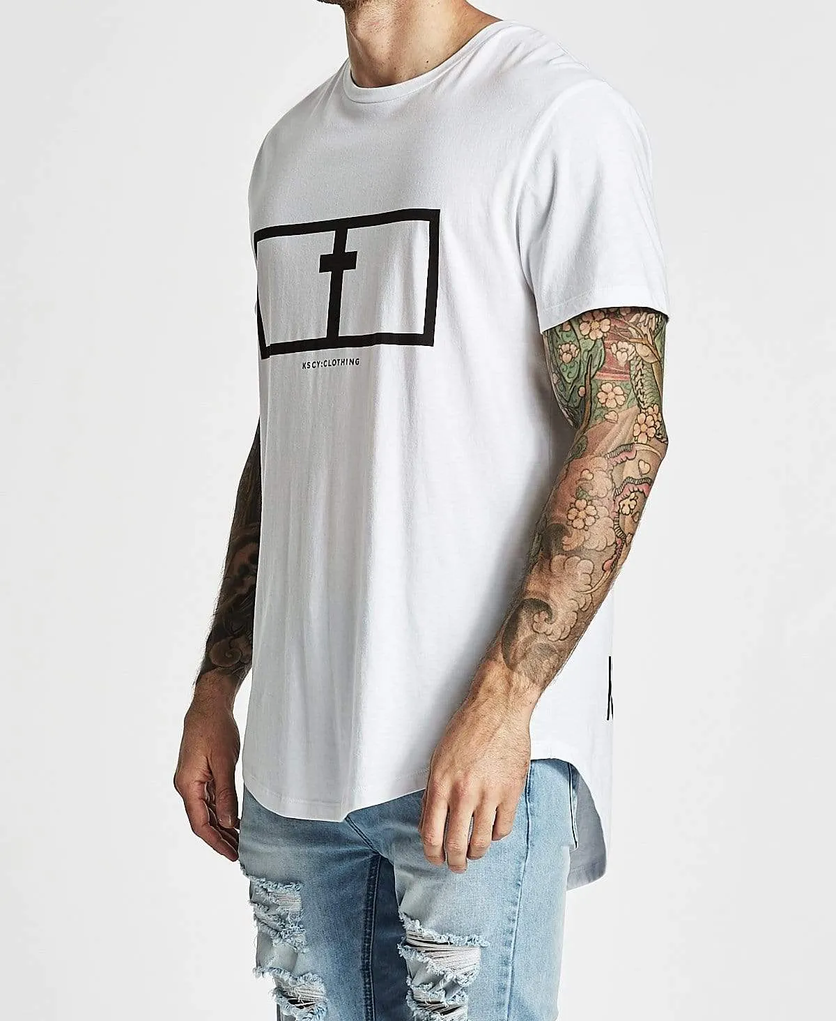 Vice Baseball T-Shirt White sold by Neverland product image thumbnail 3