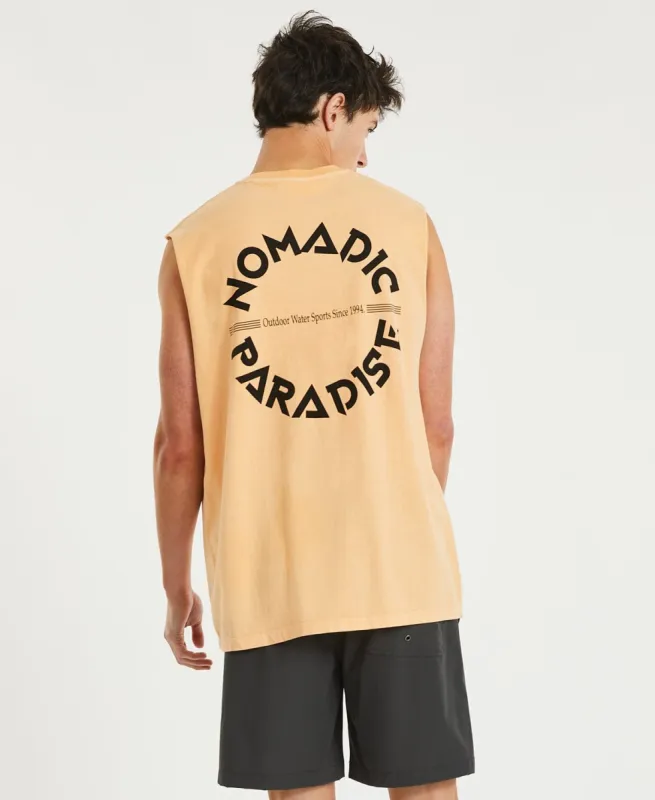 Hydro Relaxed Muscle Tee Pigment Peach sold by Neverland