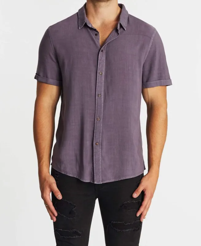 Movement Relaxed Short Sleeve Shirt Pigment Shark sold by Neverland