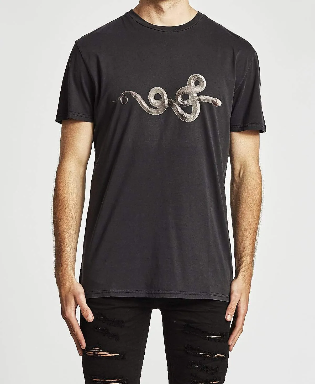 Tears Relaxed Fit T-Shirt Metal Black sold by Neverland