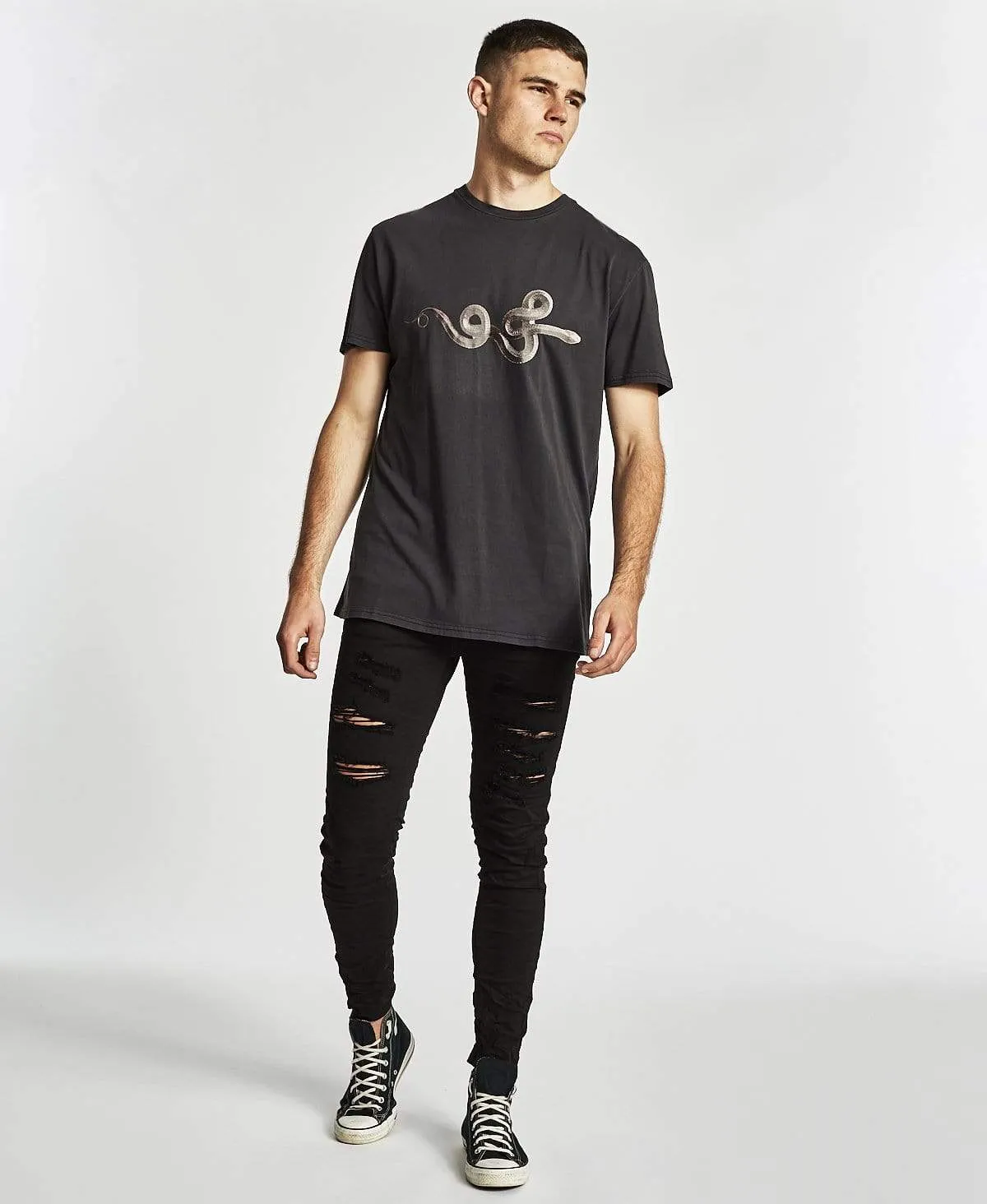 Tears Relaxed Fit T-Shirt Metal Black sold by Neverland product image thumbnail 4