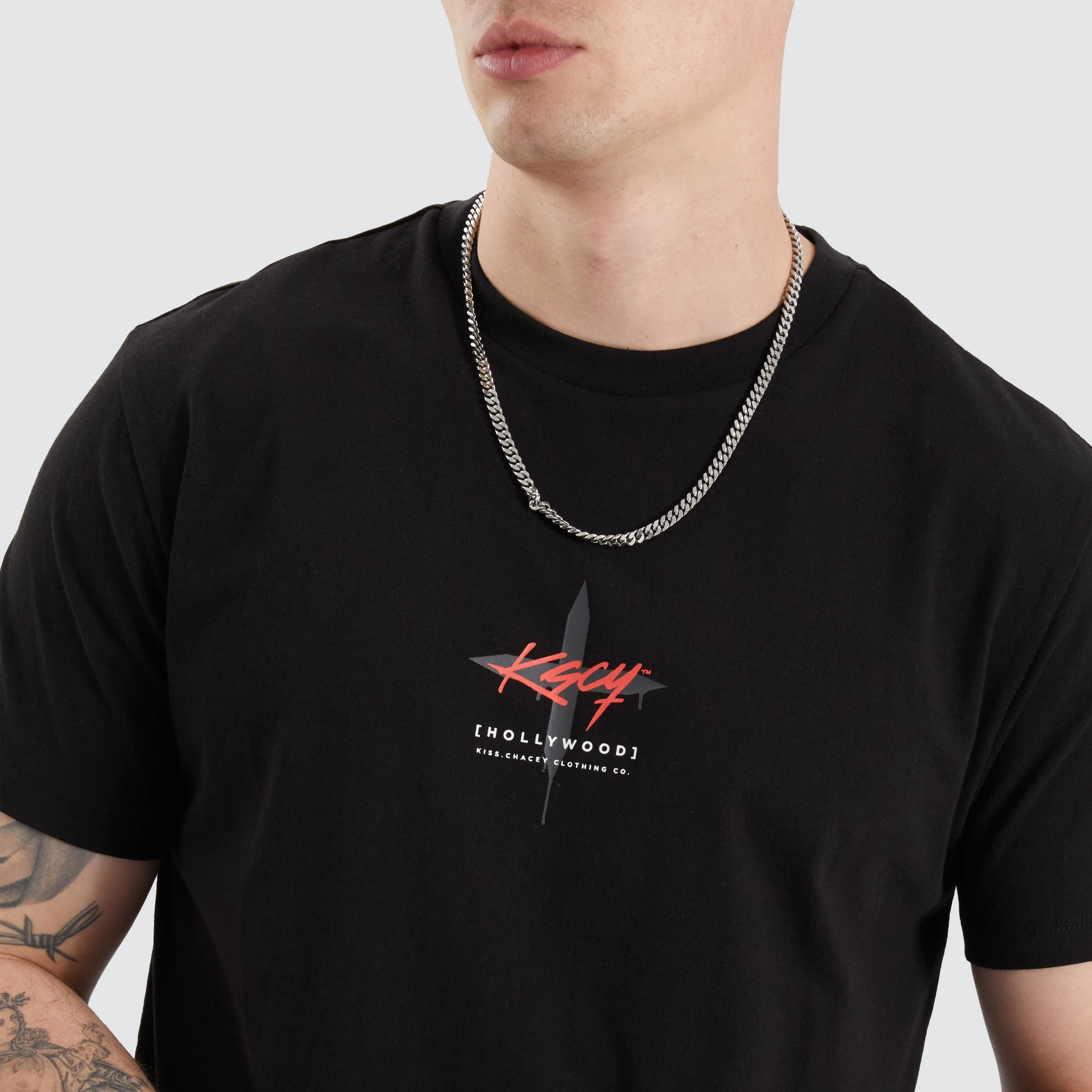 Scutari Dual Curved Tee Jet Black sold by Neverland product image thumbnail 3