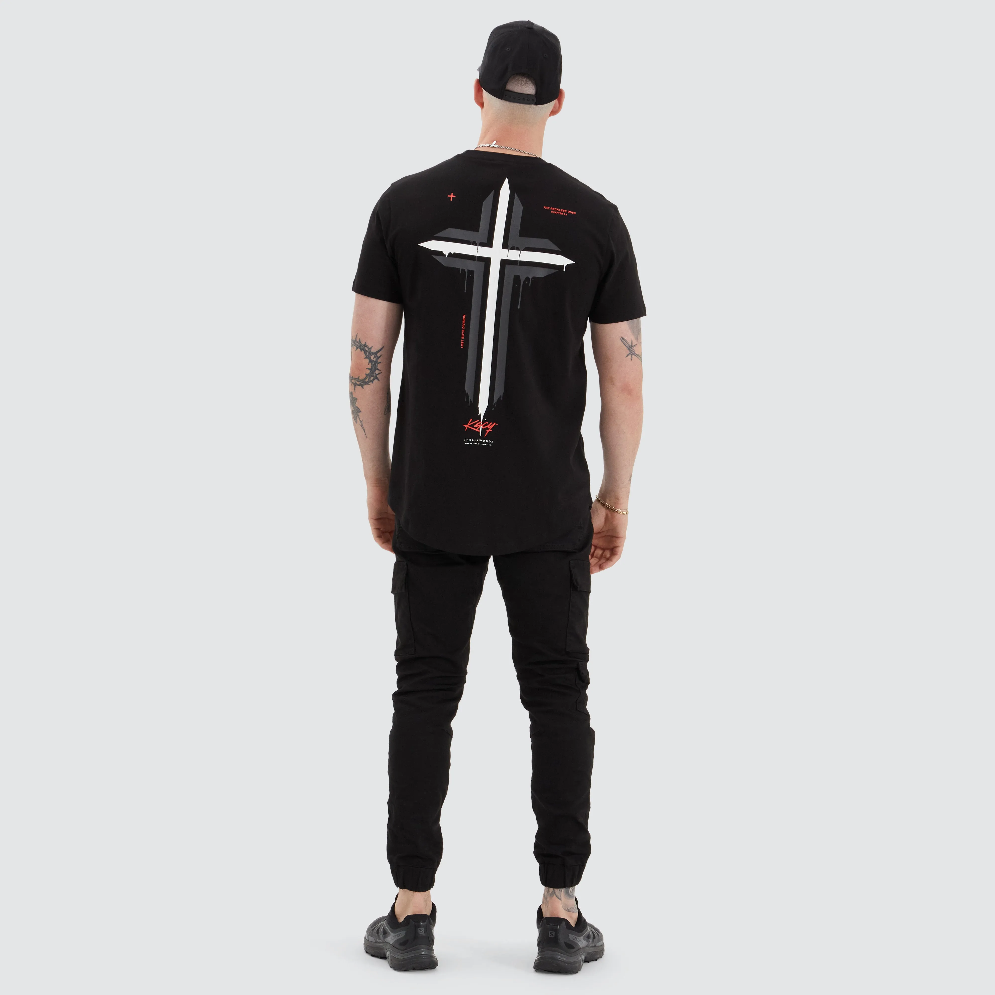 Scutari Dual Curved Tee Jet Black sold by Neverland product image thumbnail 5