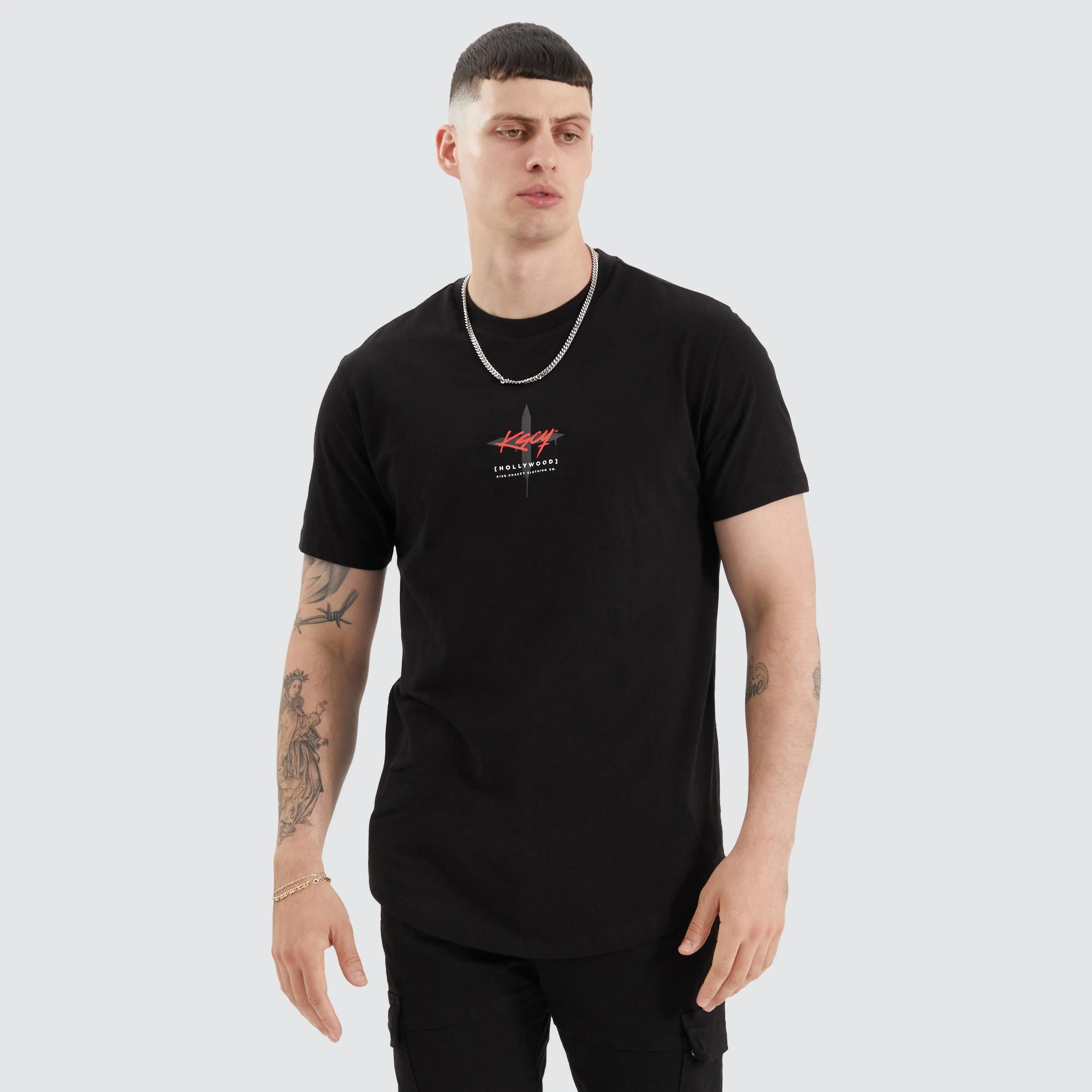 Scutari Dual Curved Tee Jet Black sold by Neverland product image thumbnail 2