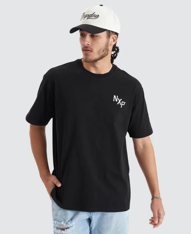 Orbit Tee Jet Black sold by Neverland