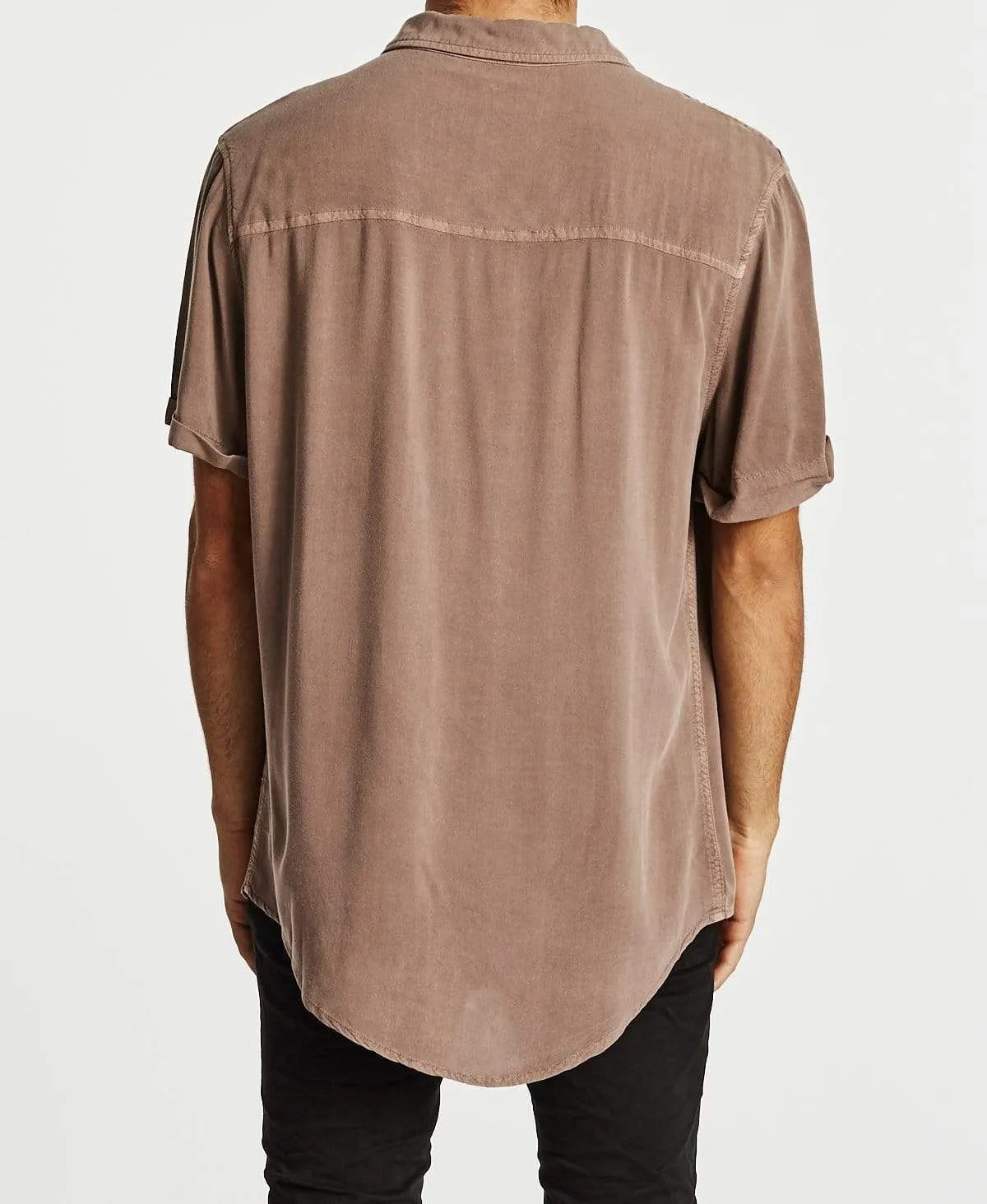 Faded Out Standard Short Sleeve Shirt Pigment Shadow Mauve sold by Neverland product image thumbnail 2