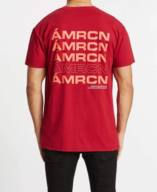 Multiplier Oversized T-Shirt Crimson Red sold by Neverland