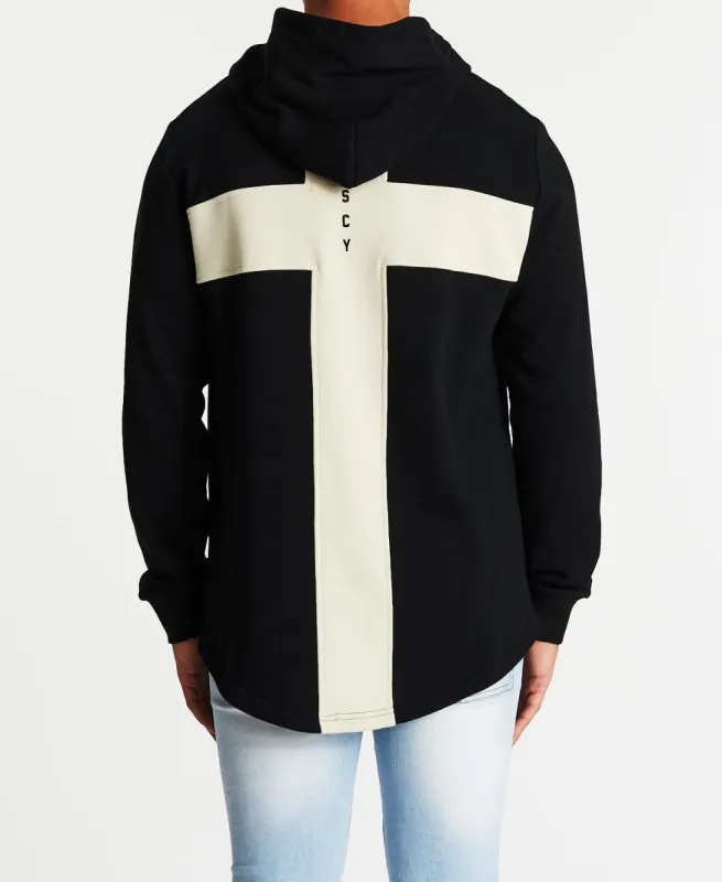 Matrix Dual Curved Hoodie Jet Black sold by Neverland