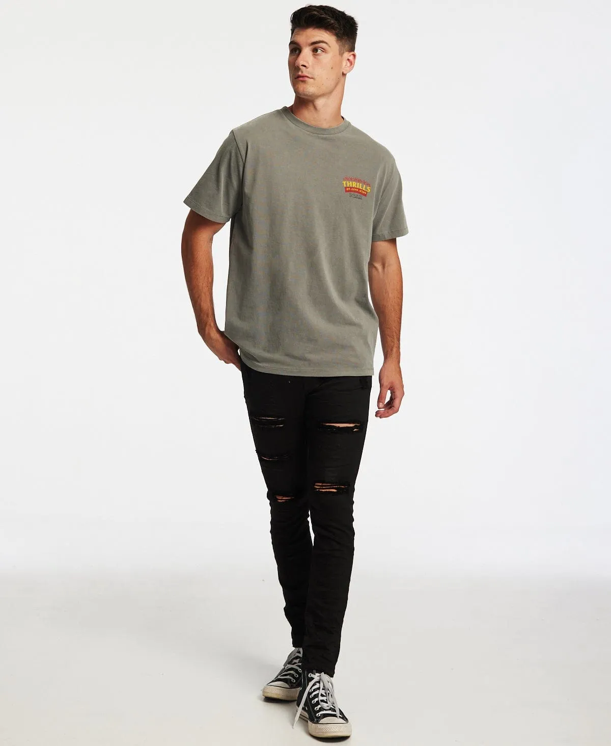 Wings Of Fire Merch Fit T-Shirt Washed Grey sold by Neverland product image thumbnail 5