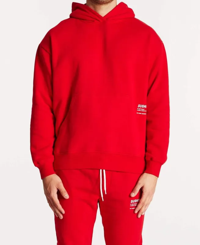 Freedom Relaxed Hoodie Red sold by Neverland