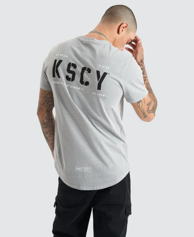 Lambert Dual Curved Tee Pigment Limestone sold by Neverland