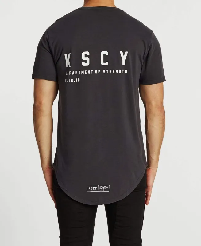 Friction Dual Curved T-Shirt Pigment Asphalt sold by Neverland