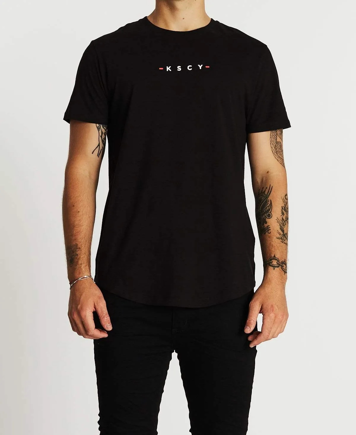 Soul Mate Dual Curved T-Shirt Jet Black sold by Neverland product image thumbnail 2