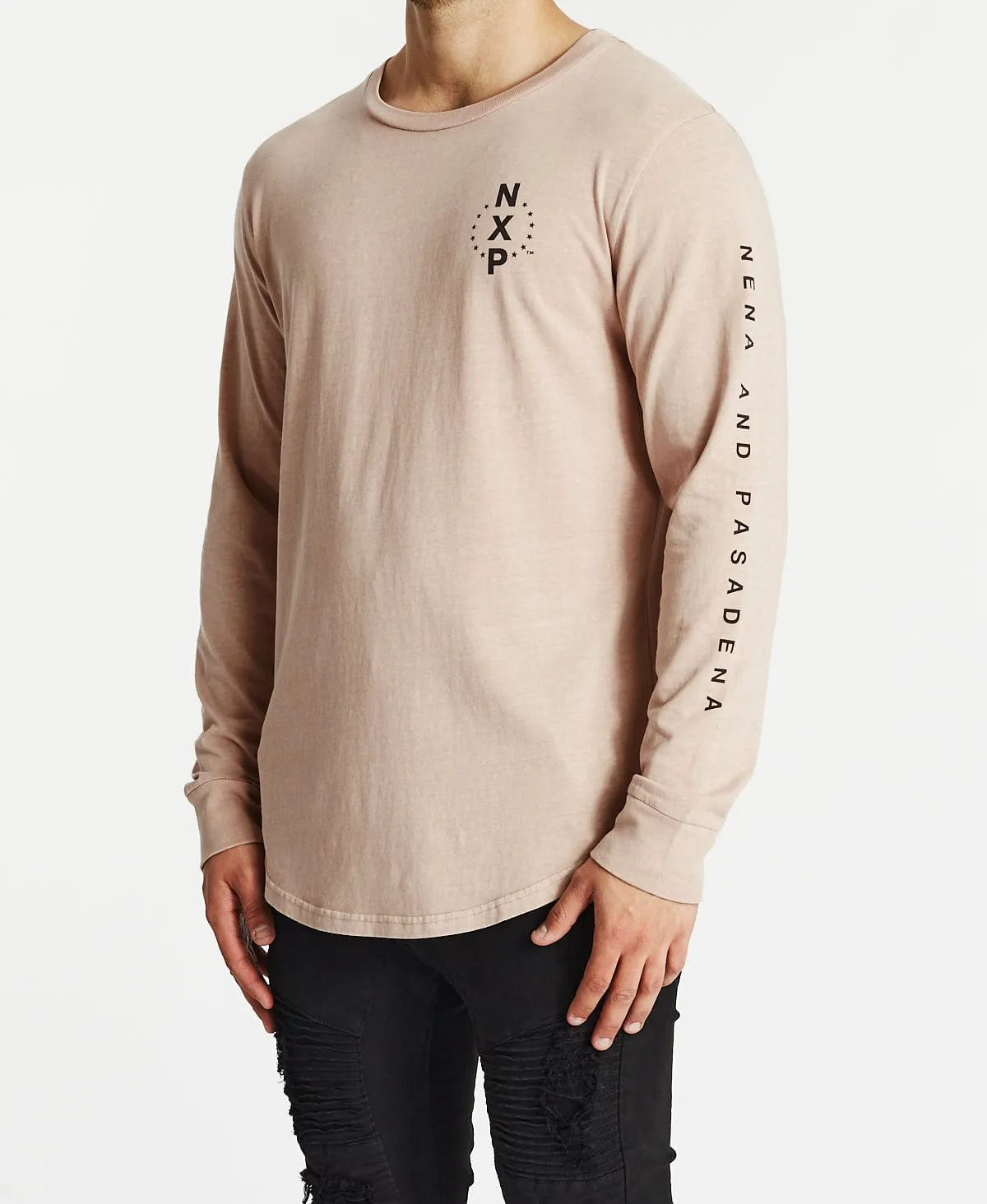 Cutthroat Cape Back Long Sleeve T-Shirt Pigment Mushroom sold by Neverland product image thumbnail 3
